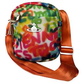 Borsa a tracolla vintage Vivienne Westwood multicolore