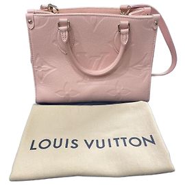 Louis Vuitton On the Go PM Borsa in pelle rosa