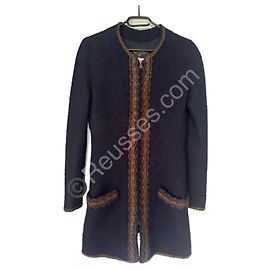 CHANEL BOUTIQUE Tweed-Mantel – Frühlingskollektion 1997 – Größe 38