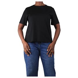 Balenciaga Schwarzes T-Shirt mit kurzen Ärmeln - Größe UK 12