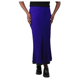 Marni Falda midi de crepé púrpura - talla UK 10
