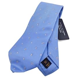 Cravatta in seta blu chiaro Louis Vuitton