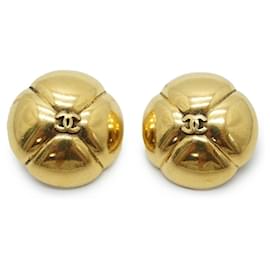 Orecchini a clip rotondi con fiori Coco Mark GP - Chanel