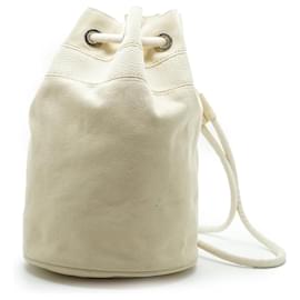 Hermès Marine Recif MM Tasche aus weißer Baumwolle