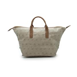 Dior Grande Borsa Tote Honeycomb in Tela Marrone e Pelle
