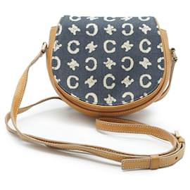 Borsa a tracolla rotonda mini C Macadam - Céline