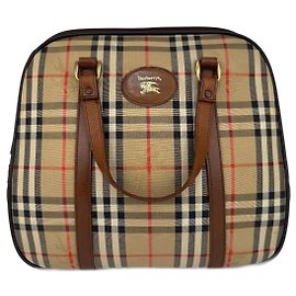 Borsa Burberrys in tela / pelle marrone 271