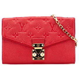 Pochette Saint Germain in Monogram Empreinte Rosso di Louis Vuitton