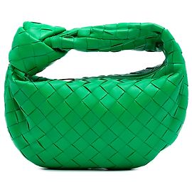 Bottega Veneta Mini Jodie Intrecciato in Nappa Verde