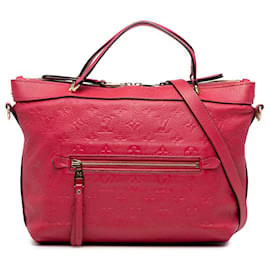 Louis Vuitton Red Monogram Empreinte Bastille PM