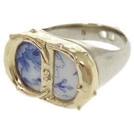 Christian Dior CD Blumenmuster Ring
