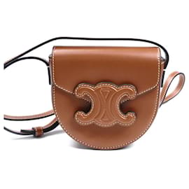 Bolsa de ombro CELINE Mini Besas em couro Triomphe - Céline