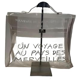 Hermès Borsa Kelly in PVC Trasparente Vintage di Hermes