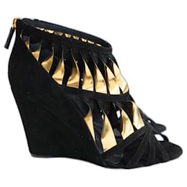 Chanel Resort 2010 Wedge Neri e Dorati Attorcigliati