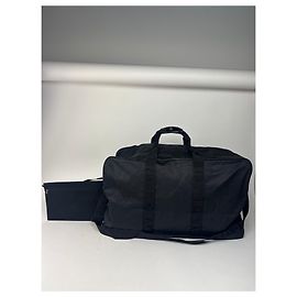 Vintage Fendi Polyester 2Way Reisetasche Schwarz