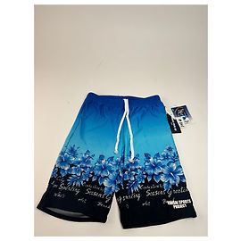 Autre Marque Vintage Kansai Yamamoto Badeshorts Blau Schwarz L
