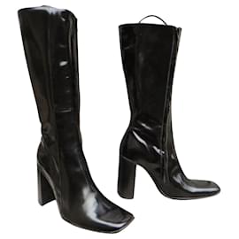 Botas Free Lance de cuero negro