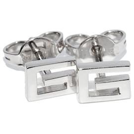 Orecchini Gucci G Logo in oro bianco K18