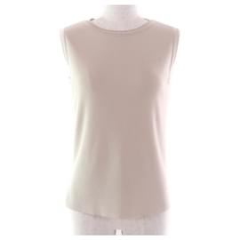 Autre Marque Top sin mangas de punto de rayón con logo FOXEY Summer Delight
