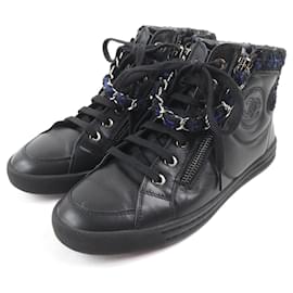 Chanel Hochschnitt Leder Sneakers