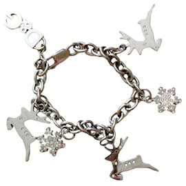 Adorabile bracciale vintage DOLCE & GABBANA con renne e stelle natalizie cristalli
