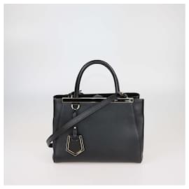 Fendi Tote Petite 2Jours em Couro Preto