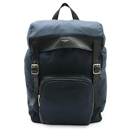 Sac à dos en toile bleu marine Yves Saint Laurent