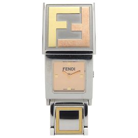 Fendi Secret 2 Time Zone 5500L Quarz Uhr