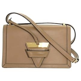 Borsa a Spalla in Pelle Beige Loewe Barcelona