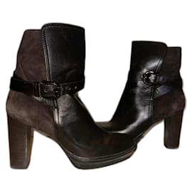 Botines Tod's de piel marrón talla 37
