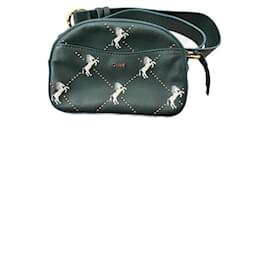 Borsa a cintura Chloé blu in pelle