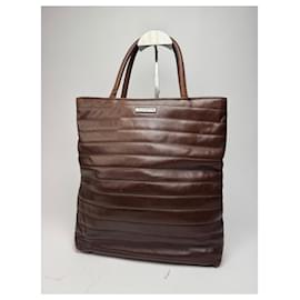 Borsa in pelle Gucci vintage marrone