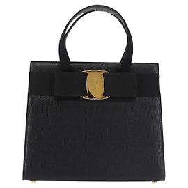 Borsa Tote Vara Bow in pelle convertibile Salvatore Ferragamo piccola