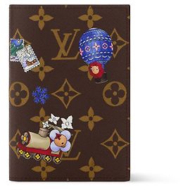 Louis Vuitton Funda de pasaporte LV Animación de Navidad