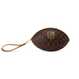 Clutch Rugby Louis Vuitton Monogram Marrone
