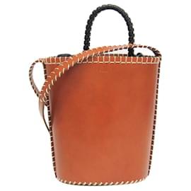 Borsa a spalla in pelle Chloé LOELA piccola bucket