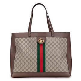 Sac Tote Gucci Beige Disney Medium GG Supreme Three Little Pigs Web Ophidia