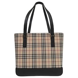 Burberry Nova Check Tote Bag in Beige