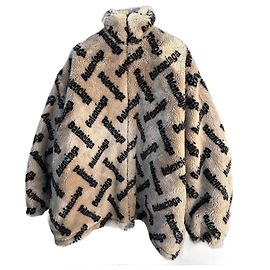 BALENCIAGA KUNSTFELL-MANTEL