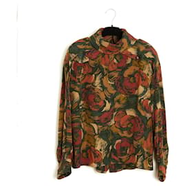 Blusa in Seta Oversized Autunnale Chloe 1985s Top FR40 UK12 US10 Chloé Karl Lagerfeld
