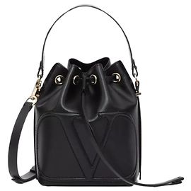 Valentino Garavani VLogo Walk Bucket Leather small