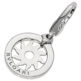 Bulgari Collana con pendente Bvlgari Tondo oro bianco
