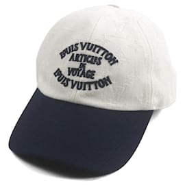 Cappello da viaggio bicolore Louis Vuitton in cotone