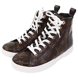 Hochschnittige Leder Sneakers von Louis Vuitton
