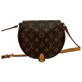 Borsa a Spalla in Pelle Monogram Tan Blanc di Louis Vuitton