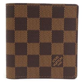 Louis Vuitton Damier Canvas Bi-Fold Geldbörse in Ebene