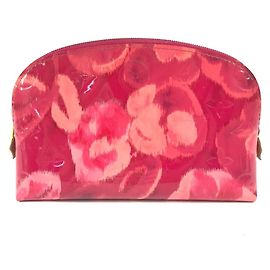 Kosmetiktasche Monogram Vernis Louis Vuitton in Pink
