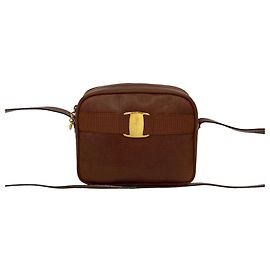 Bolso de Hombro Vara Marrón Salvatore Ferragamo