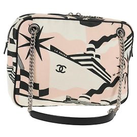 Chanel La Pausa Bay Camera Case Bag Printed Canvas Small