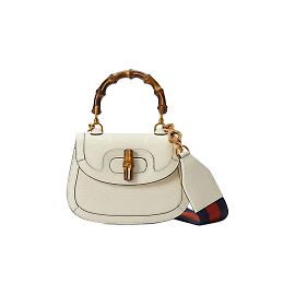 Bolso de mano convertible vintage de Gucci en cuero pequeño con asa de bambú